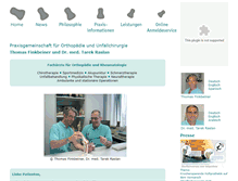 Tablet Screenshot of ortho-mitte.de